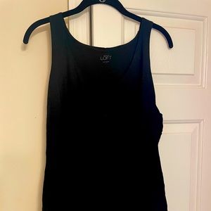 Black tank top - Loft brand- XL